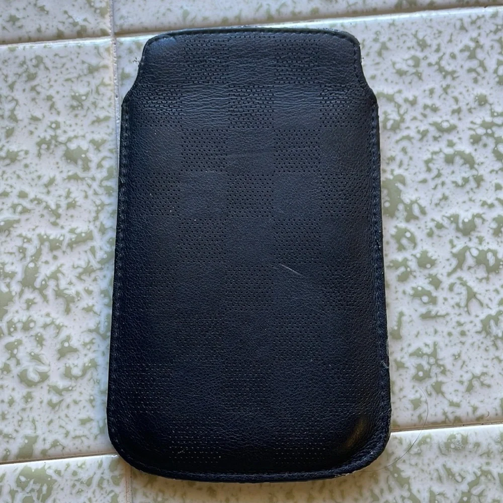 Louis Vuitton leather phone case